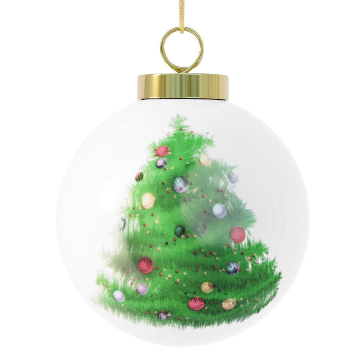 Personalized Christmas Keepsake Ornament — Name & Year