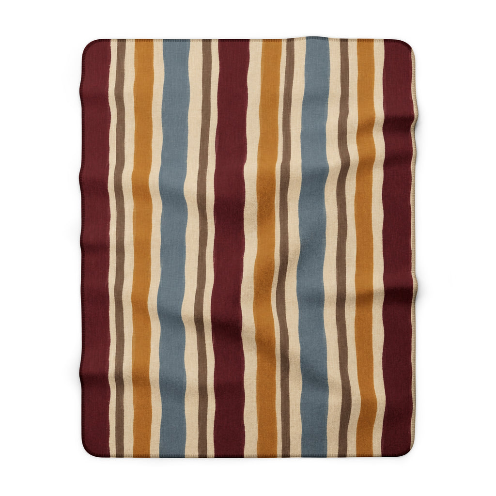 Atelier Stripe Sherpa Throw