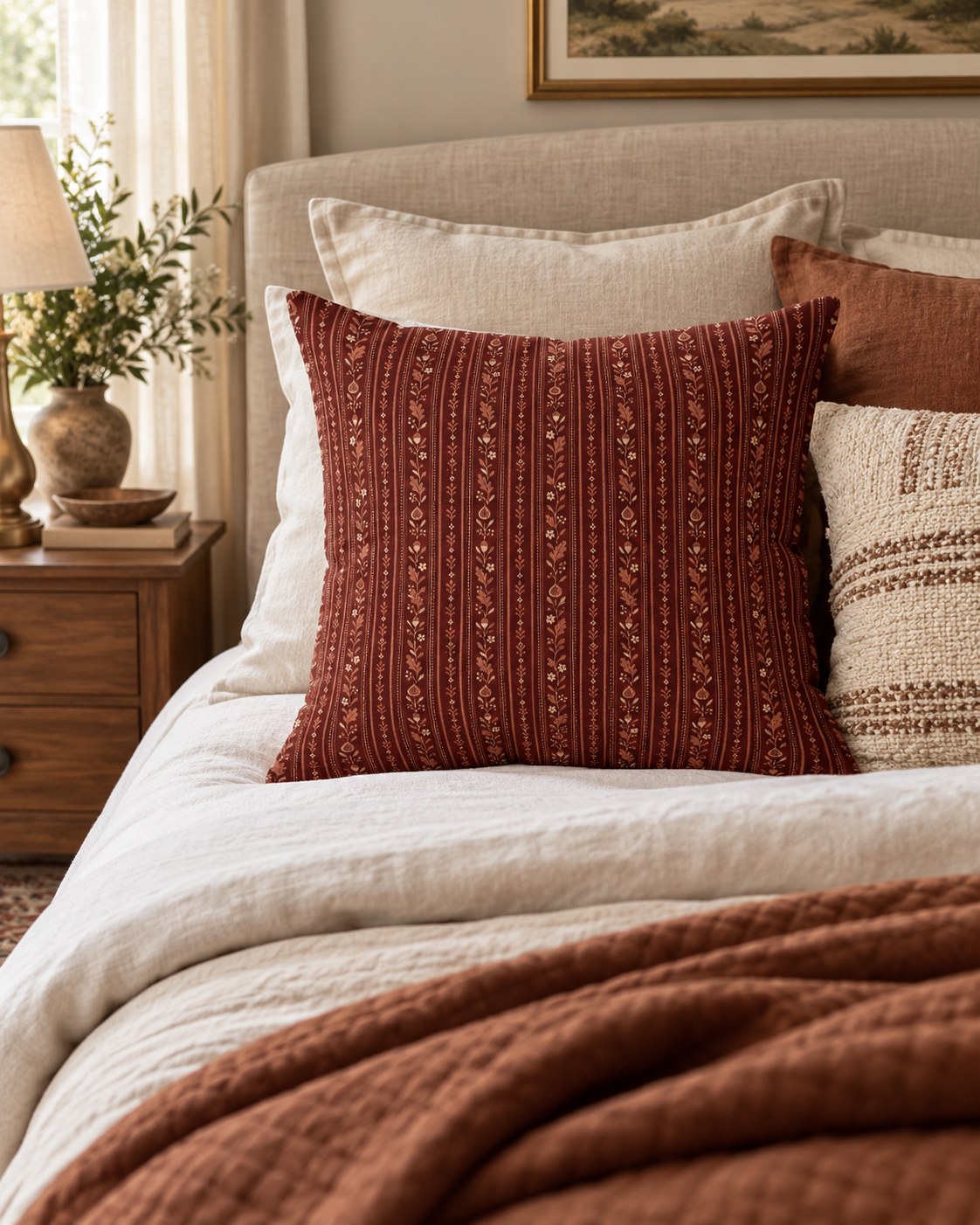Fig Harvest Pillow Cover