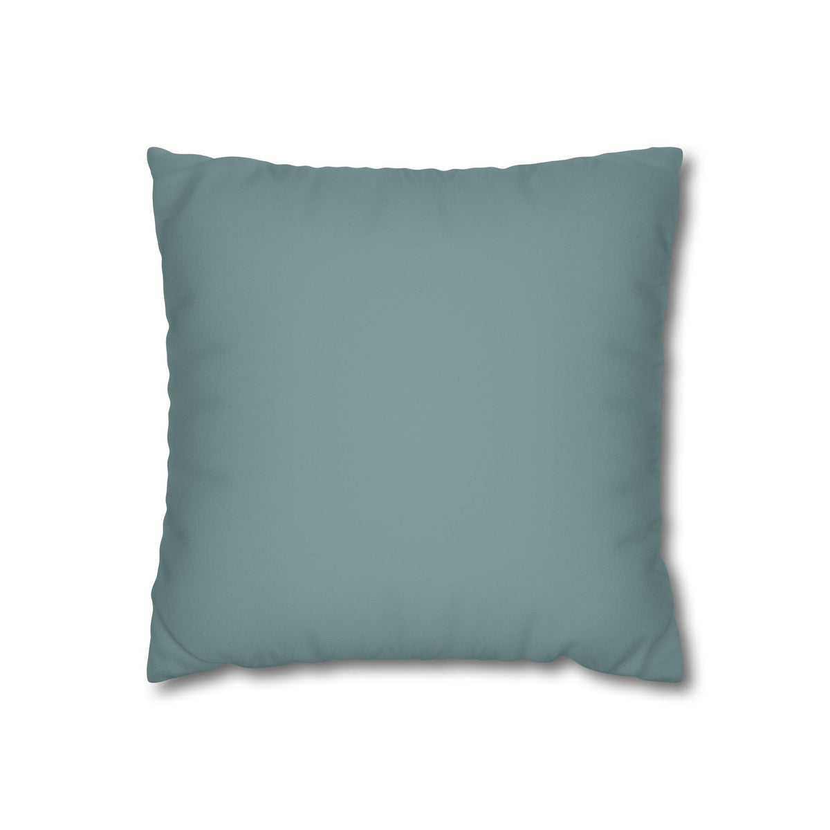 Dusty Blue Faux Suede Pillow Cover