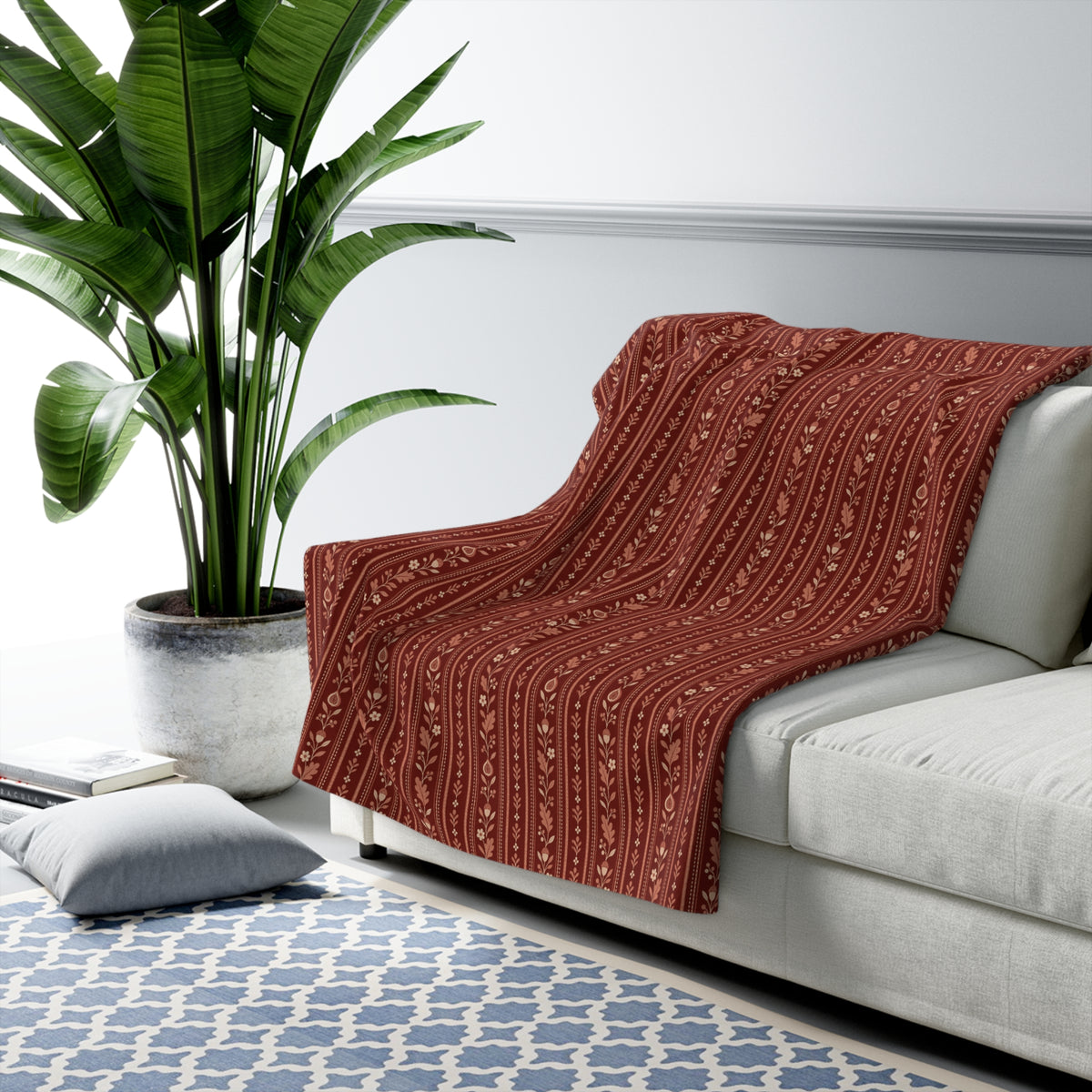 Fig Harvest Sherpa Throw