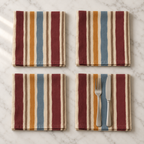Atelier Stripe Napkins — Set of 4