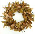 Amber Magnolia & Berry Wreath — 20"