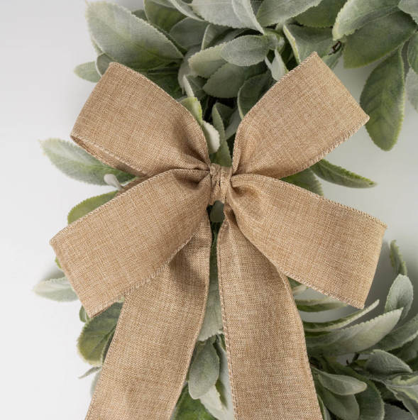 Frosted Sage Lamb's Ear Wreath — 17.7"